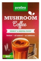 Purasana Caffè ai Funghi Bio 6 Bastoncini