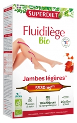 Superdiet Fluidil&egrave;ge Kevyet Jalat Bio 20 Ampullia