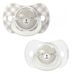 Chupetas Suavinex Night & Day2 com Tetinas Sim&eacute;tricas SX Pro 0 a 6 Meses