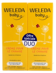 Weleda Baby Wickelcreme Calendula 2 x 75 ml Packung