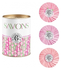 Roger & Gallet Assortimento 3 Saponi 100 g - Rosa, Foglia di Tè, Tè Rosa