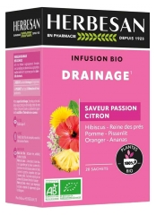 Herbesan Infuzie de Drenaj Bio 20 Pliculețe