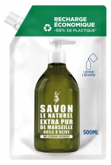 Marseillsko milo Le Naturel Extra Pur z olivnim oljem, polnilo 500 ml