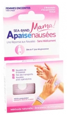 Sea Band Gravide Kvinder Lindring af Kvalme Par Akupressurarmb&aring;nd