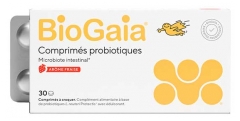 BioGaia Probiotique Microbiote Intestinale Arôme Fraise 30 Comprimés à Croquer