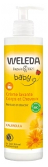 Weleda Baby Kalendulų &scaron;ampūnas kūnui ir plaukams 400 ml