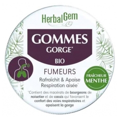 HerbalGem Keel Gummies voor Rokers Bio 45 g