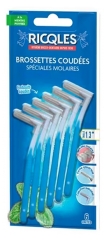 Ricqlès 6 Brossettes Coudées Spéciales Molaires