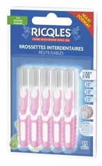 Ricqlès 15 Reusable Interdental Brushes