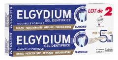 Elgydium Gel Tandpasta Multi-Actie 5-in-1 Set van 2 x 75 ml