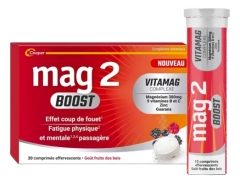 Mag 2 Boost 20 Comprimés Effervescents