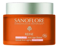 Sanoflore Reine Crème Rose Anti-Âge Global Bio 50 ml