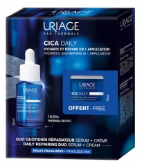 Uriage D&aacute;rkov&yacute; set CICA DAILY S&eacute;rum 30ml + Koncentr&aacute;t kr&eacute;mu 15ml
