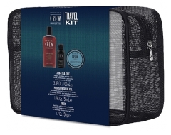 Coffret Voyage Cheveux & Corps Homme Travel Kit American Crew 