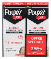 Pouxit XF Loțiune Anti-Păduchi și Lindini Set de 2 x 200 ml Ofertă Specială