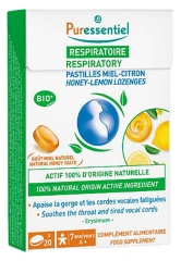 Puressentiel Respiratoire Pastilky Med-Citron 20 Pastilek