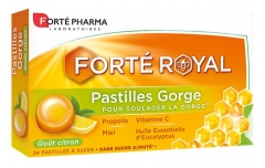 Fort&eacute; Pharma Pastillas Garganta Sabor Lim&oacute;n 24 Pastillas para Chupar