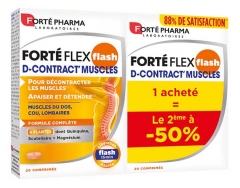 Fort&eacute; Pharma Fort&eacute; Flex Flash D-Contract' Muscles Lot de 2 x 20 Comprim&eacute;s