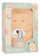 Nature & Senteurs Softly Comforter Teddy Bear Bebiou with Soother Clip + Alcohol-Free Baby Fragranced Water 50ml