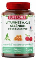 Superdiet Vitamines A, C, E &amp; S&eacute;l&eacute;nium 150 G&eacute;lules