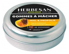Herbesan Gominolas de Mascar Miel Prop&oacute;leos 45 Gominolas