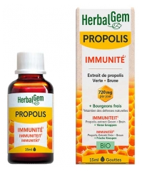 HerbalGem Bio Prop&oacute;leo Largo Espectro Garganta 15 ml