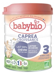 Babybio Caprea Creștere 3 cu Lapte de Capră de la 10 Luni la 3 Ani Bio 800 g