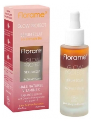 Ser de strălucire Florame Glow Protect cu Rodie Bio 30 ml