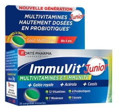 Fort&eacute; Pharma ImmuVit' Junior 30 Comprim&eacute;s &agrave; Croquer