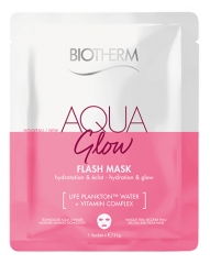 Masca Biotherm Aqua Glow Flash Hidratare și Luminozitate 31 g