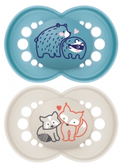 MAM 2 Originele Natuurlijke Fopspenen Vanaf 6 Maanden