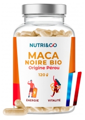 Nutri&Co &Oslash;kologisk Sort Maca 120 Kapsler