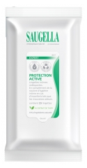 Saugella Expert Protection Active Cleansing Intimate Wipes 15 Wipes