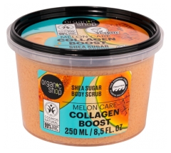Organic Shop Exfoliante Corporal Col&aacute;geno Boost Mel&oacute;n 250 ml