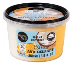 Organic Shop Exfoliante Corporal Anticelul&iacute;tico Coco y Naranja 250 ml