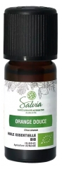 Salvia Nutrition Bioloģiskā Saldā Apelsīna Ēteriskā Eļļa 10 ml