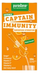 Purasana Superfood Hidrataci&oacute;n Capit&aacute;n Inmunidad 10 Sticks