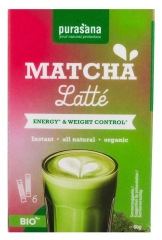 Purasana Matcha Latt&eacute; Bio 6 Sticks