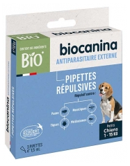 Biocanina Pipettes R&eacute;pulsives Petits Chiens 3 Pipettes
