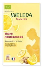 Weleda Maternity Breastfeeding Herbal Tea Lemon and Ginger Organic 20 Sachets