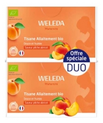 Weleda Tisane Allaitement P&ecirc;che Abricot Bio Lot de 2 x 20 Sachets