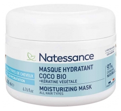 Natessance Kosteuttava Naamio Kookos Bio & Kasviproteiini 200 ml