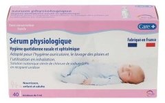 Care+ S&eacute;rum Physiologique 40 Unidoses de 5 ml