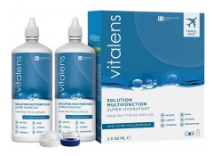 Vitalens Soluzione Multifunzionale per Lenti a Contatto Morbide 2 x 50 ml