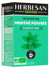 Herbesan Bio Infuzija Poprove Mete 20 vrečkic