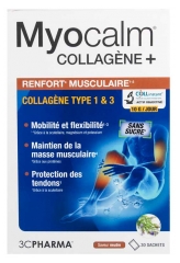 3C Pharma Myocalm Collag&egrave;ne + Renfort Musculaire 30 Sachets 360 g