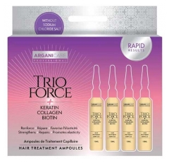 Arganicare Trio Force Ampoule de Traitement Capillaire 4 Ampoules