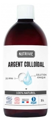 Aquasilice Coloidal de Plata 20 ppm 100% Natural 1 L