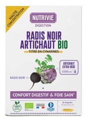 Nutrivie Ridichie Neagră Anghinare Bio 20 Fiole