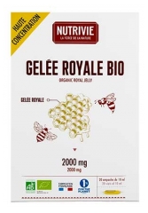 Nutrivie Ekologi&scaron;kas Pienelis (Royale Jelly) 20 Ampulių